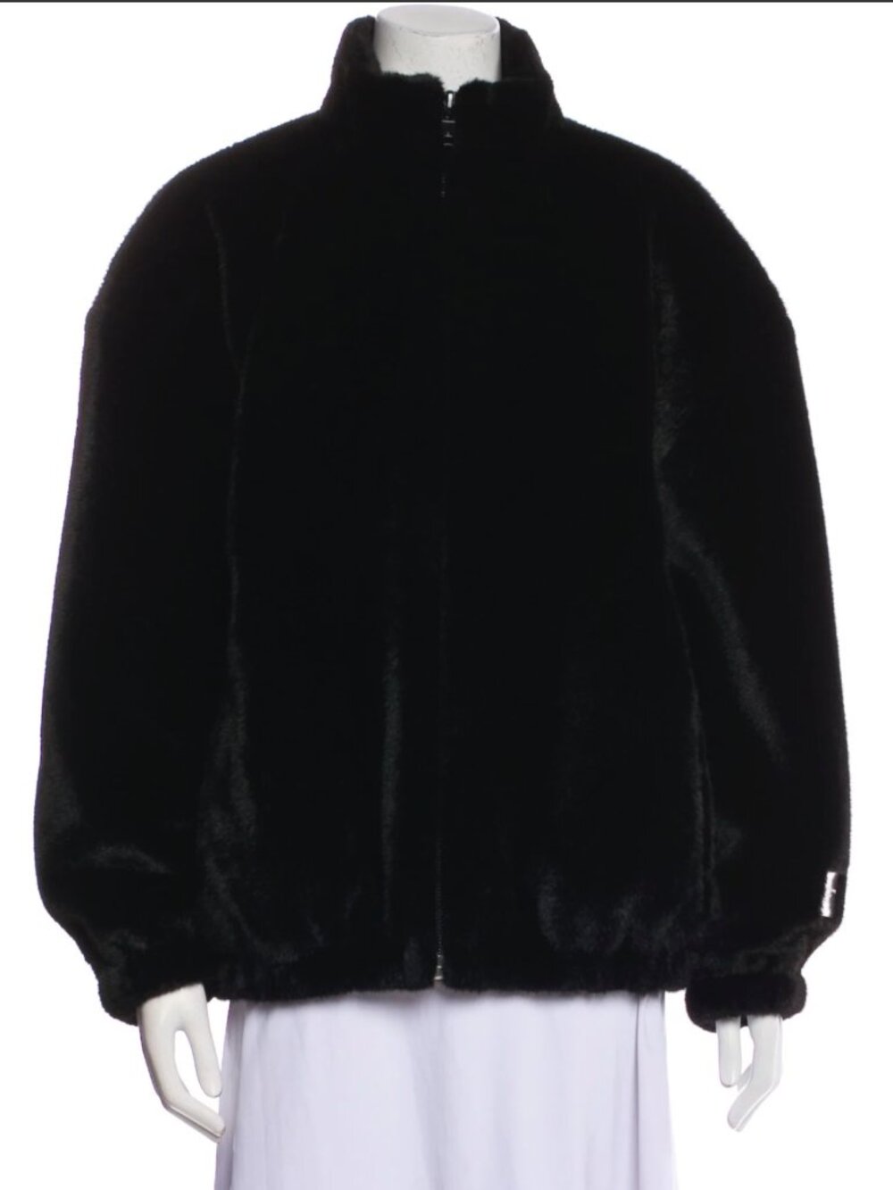 Alexander Wang Faux Fur Jacket Sz: L
